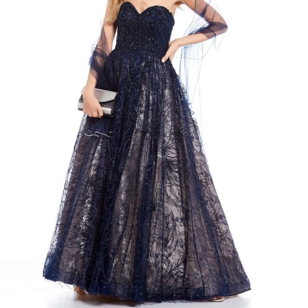 Blue formal dress